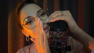 ASMR Cupped Inaudible Whispering with bare mic scratching [upl. by Lombardi835]