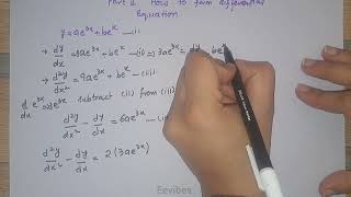 How to form the Differential Equation  3rd Lecture  2024 [upl. by Dianne364]