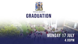 Teesside University Graduation Monday 17 July 2023  400pm [upl. by Akehsyt914]