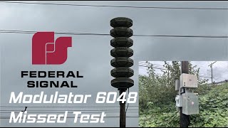 4 minutes out of 13 of a Federal Signal Modulator 6048 not going off [upl. by Amikan]