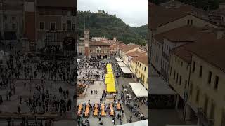 Marostica Fiera di San Simeone piazza vicenza veneto italy castell antique prodotti agri [upl. by Kara-Lynn]