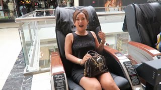 Vlog1 Bad Experience with a Massage Chair at the Mall lol [upl. by Snapp]