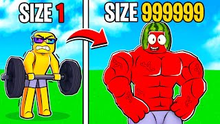 Becoming The BIGGEST In Size Simulator Roblox [upl. by Niak723]