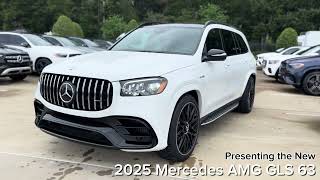 2025 Mercedes AMG GLS 63 SUV WalkAround  Moonlight White color mercedes gls63 suv [upl. by Sweyn]