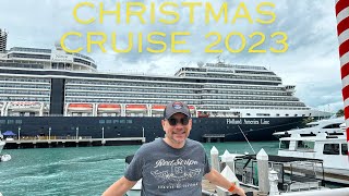 My First Time Cruising on Holland America  Christmas Cruise 2023  Nieuw Amsterdam  Embarkation [upl. by Mandal]