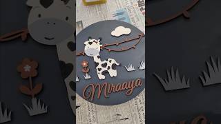 customized kids nameplatenameplates kidsnameplate handmade forsale [upl. by Eanil]