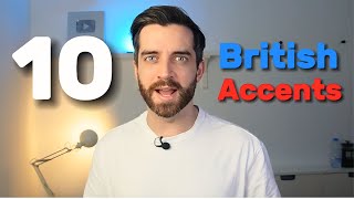 10 British Accents in 1 video [upl. by Laicram922]