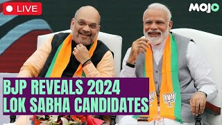 BJP LIVE  BJP Announces List Of Lok Sabha Candidates For 2024 Polls  Lok Sabha Elections 2024 [upl. by Rinaldo]