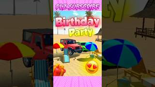 🥳Birthday Party  Indian Bike Driving 3D🎁 shorts gaming indianbikedriving3d [upl. by Lorelie]