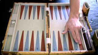 Beginner Backgammon Tutorial  1  Setting up the Board [upl. by Nutsud]