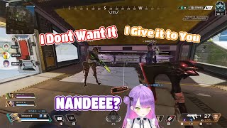 Hilarious Collab Gameplay Between Towa Kinako And Arisaka San Hololive Apex Legends【ENG SUB】 [upl. by Aiuqenehs]