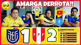 ECUADOR VS PERU 12 FECHA 8 ELIMINATORIAS SUDAMERICANAS  REACCIÓN DE HINCHAS LosGoleadores [upl. by Boggs]