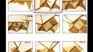 how to knit entrelac for beginners [upl. by Aloeda308]