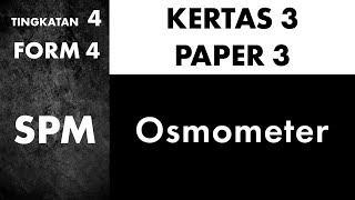 Paper  Kertas 3  Bab 3  Osmometer Bilingual  DwiBahasa [upl. by Pawsner653]