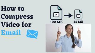 How to Compress A Video for Email  25 MB or Smaller [upl. by Ahsikal]