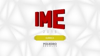 IME 2015  2ª Fase  Química [upl. by Ecirad]