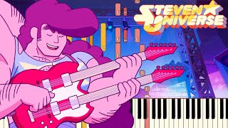 Independent Together  Steven Universe The Movie  Piano Tutorial Synthesia [upl. by Nnaaihtnyc]