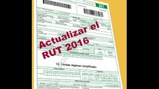 Como Actualizar el Rut Con Mecanismo Digital 2016 [upl. by Adehsar565]