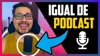 COMO MELHORAR O SOM DO MICROFONE UTILIZANDO O OBS STUDIO  FICA IGUAL DE PODCAST  GRATIS 2023 [upl. by Orozco]