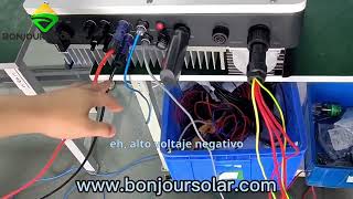 Inversor trifásico de 12 kW y solución de sistema de baterías de litio de alto voltaje [upl. by Satterfield]