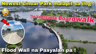 Bagong Boardwalk sa Valenzuela Bukas na  Linear Park at Flood Wall na  Valenzuela City  Oct 2024 [upl. by Tacita193]