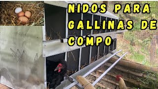 🥚NIDOS para mis gallinas de campo 🐔 [upl. by Picker]