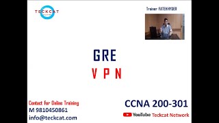 New CCNA 200301  GRE VPN  SITE TO SITE VPN Theory and Lab [upl. by Gambrell]