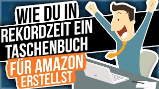 Taschenbuch formatieren Wie du in Rekordzeit ein Taschenbuch für Amazon erstellst [upl. by Kceb]