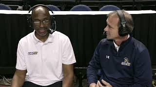 Mens Basketball Head Coach Mike Jones postgame interview after FGCU [upl. by Enois]