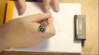 Wacom Inkling Video test en action [upl. by Ardnovahs]