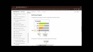 ServiceNow Dashboards and Reports Thresholds and Targets [upl. by Aisiat]