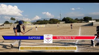 Beisbol Infantil Saltillo  Raptors Vs Tomateros quotAquot  Completo [upl. by Haem]