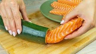 Zalm en courgette recept voor een geslaagd diner Verras de FAMILIE met dit recept [upl. by Napas]