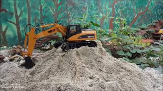 huina excavator korek pasir basah drc toys [upl. by Aisyram69]