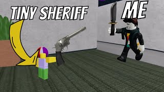 World’s Smallest Sheriff Versus Me Murder Mystery 2 [upl. by Abe]