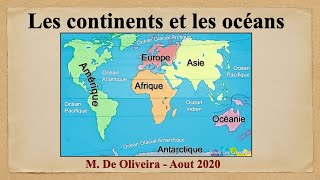 Apprendre les continents et les océans [upl. by Sheree]