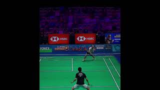 Excellent Cross Smash Brian Yang vs Kodai Naraokabadminton sports shorts 羽毛球 badmintonlovers [upl. by Gnek646]