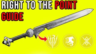 HOW TO GET THE ERGO SUM EXOTIC SWORD  HOW TO FARM RANDOM ROLLS  DESTINY 2 [upl. by Adlitam74]