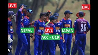 Nepal Under19 vs Pakistan Under19 Match 2  ACC U19 Asia Cup 2023  Live Score amp Commentary [upl. by Olpe489]