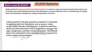 Chapter6Introduction to SCADA Systems for Power System Control [upl. by Petit]