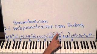 Piano Lesson Wicked Little Town Tutorial The 6th Hired Request On My List [upl. by Eirhtug]