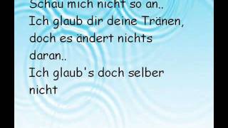 Tic Tac Toe  Nie wieder Lyrics [upl. by Barkley320]