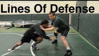 Lines Of Takedown Defense Basic Wrestling and BJJ Moves and Technique For Beginners [upl. by Waldack864]