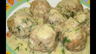 Pulpety w sosie koperkowympomysł na pyszny obiad klopsiki w sosie koperkowym meatballs [upl. by Anrak505]