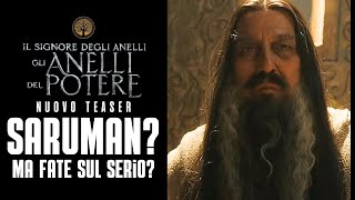 SARUMAN e CELEBORN nel nuovo TEASER TRAILER de GLI ANELLI DEL POTERE [upl. by Korella959]