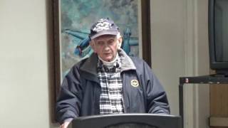 Gene Ruder speaking at Hill Air Force Museum [upl. by Aehsrop]