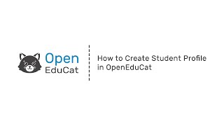 How to Create Student Profile in OpenEduCat [upl. by Tobin466]