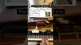 🎹 Metronome practice C P E Bach “Solfeggietto” Closer to 🎯 speed [upl. by Cartwell]