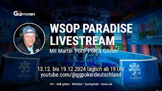 WSOP Paradise  Super MainEvent  50 Millionen GTD  Flight B [upl. by Inot]