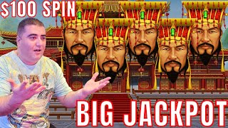 HUGE JACKPOT On High Limit Dollar Storm Slot Machine  100 Spins [upl. by Smailliw308]